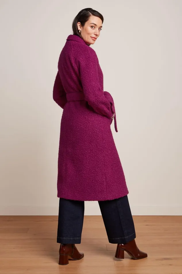 Coats and Jackets Women King Louie Rachel Puff Coat Memphis Wild Fuchsia 8211 Memphis