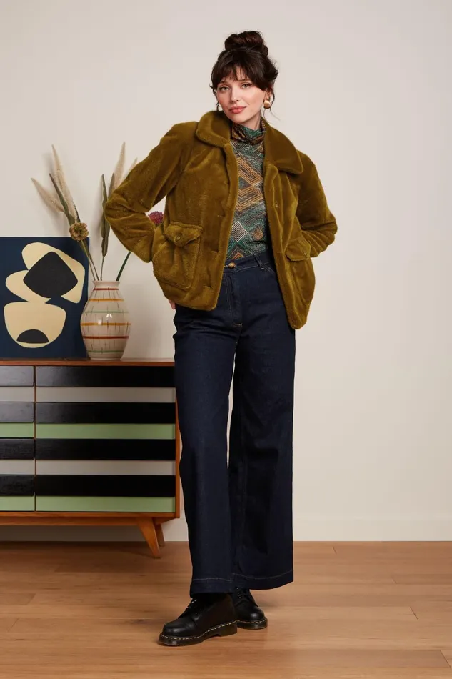 Coats and Jackets Women King Louie Sylvie Jacket Phoenix Golden Brown 8211 Phoenix