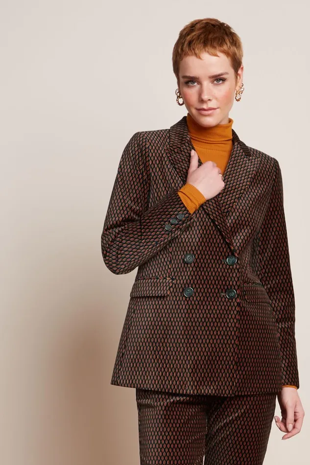 Coats and Jackets Women King Louie Tina Blazer Monrose Urban Green 8211 Monrose
