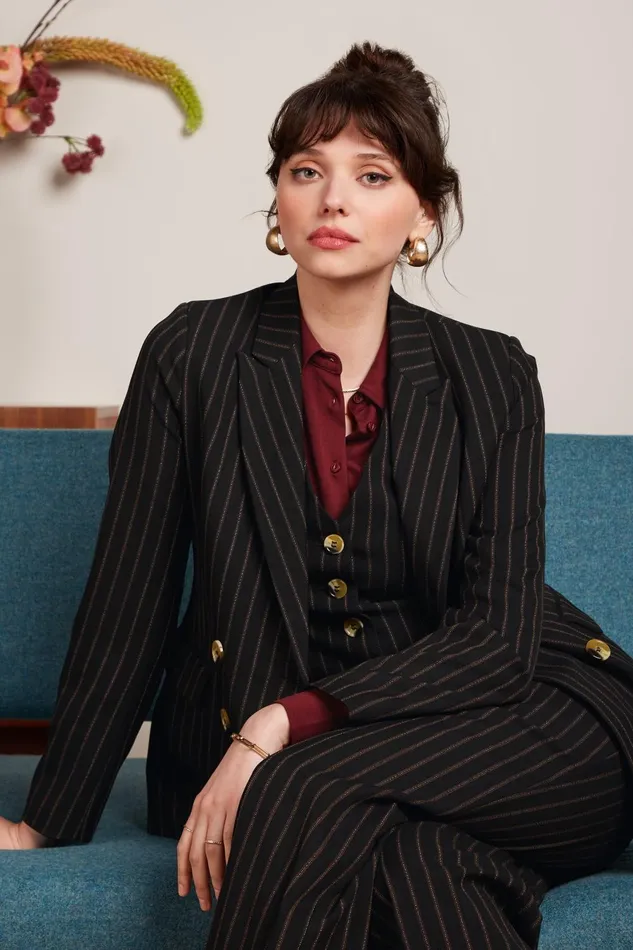 Coats and Jackets Women King Louie Tina Blazer Ziggy Stripe Black 8211 Ziggy Stripe Coats and Jackets Women King Louie Tina Blazer Ziggy Stripe Black 8211 Ziggy Stripe