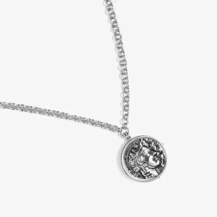 Coin Spinner Pendant Necklace Stainless Steel Gold Women Alex And Ani Necklaces Coin Spinner Pendant Necklace Stainless Steel Gold Women Alex And Ani Necklaces
