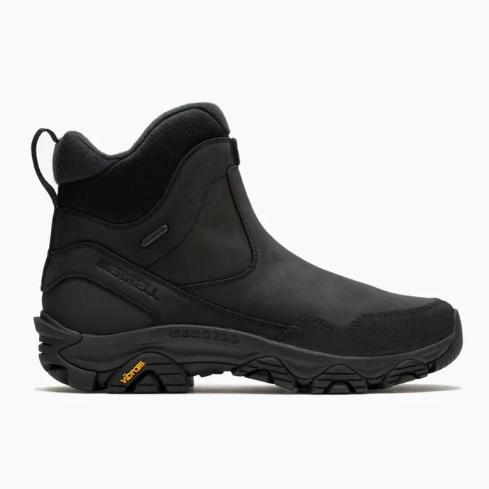 Coldpack 3 Thermo Tall Zip Waterproof Wide Width Black Men Merrell Boots