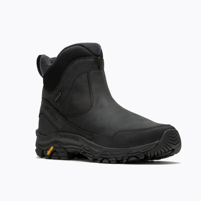Coldpack 3 Thermo Tall Zip Waterproof Wide Width Black Men Merrell Boots