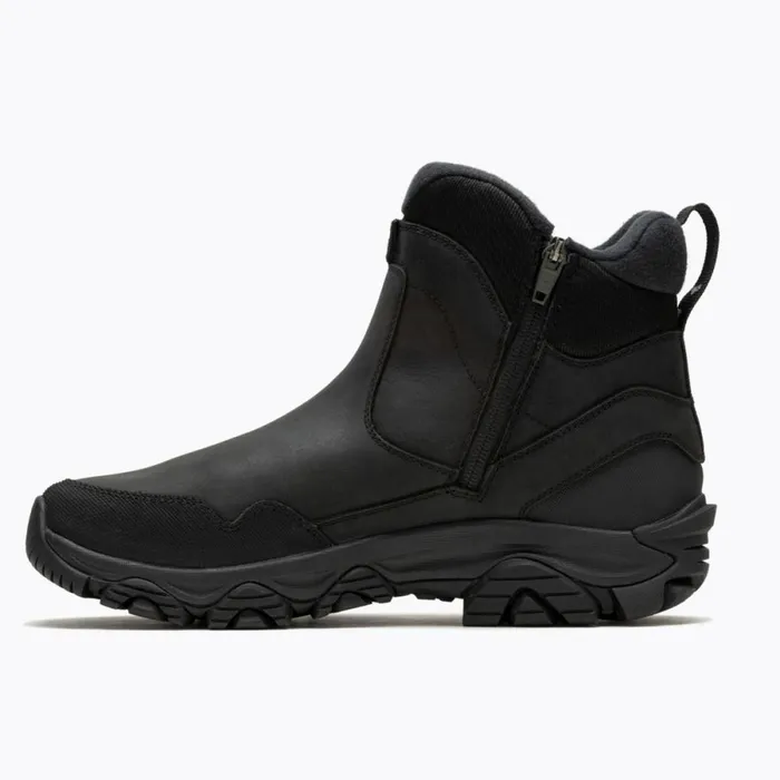 Coldpack 3 Thermo Tall Zip Waterproof Wide Width Black Men Merrell Boots