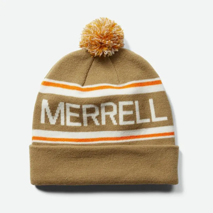College Pom Beanie Sepia Tint MenWomen Merrell Hats