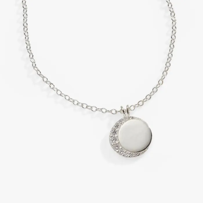 Crescent Moon Pendant Necklace Sterling Silver Women Alex And Ani Necklaces