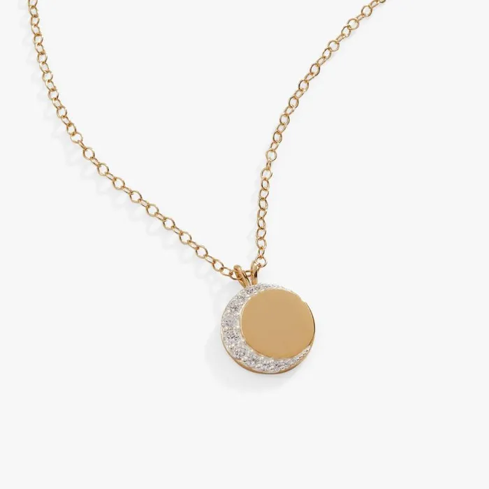 Crescent Moon Pendant Necklace Sterling Silver Women Alex And Ani Necklaces