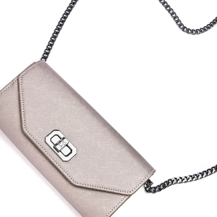 Crossbody Bags Women Moda In Pelle Boston Bag Pewter Porvair Crossbody Bags Women Moda In Pelle Boston Bag Pewter Porvair