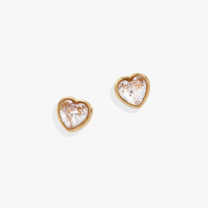 Crystal Heart Mini Stud Earrings Stainless Steel Gold Women Alex And Ani Earrings Crystal Heart Mini Stud Earrings Stainless Steel Gold Women Alex And Ani Earrings