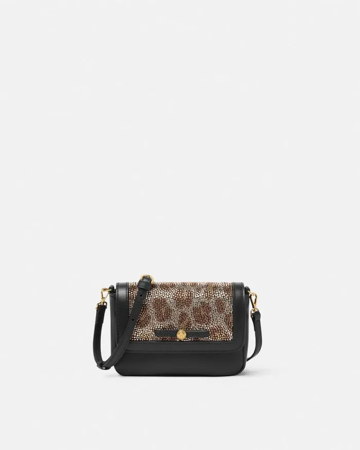 Crystal Leopard Kids Shoulder Bag 2bs3v Children Versace Accessories