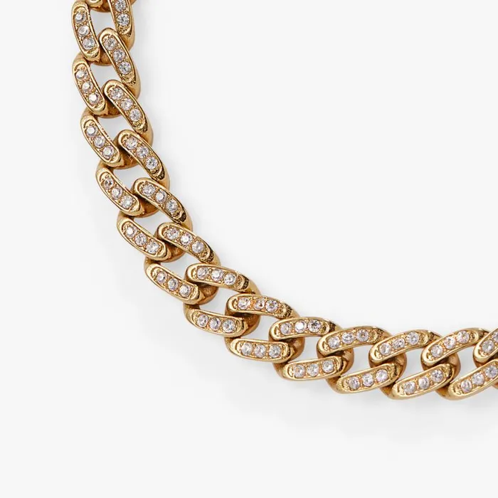 Crystal Pave Curb Chain Bracelet Stainless Steel Gold Women Alex And Ani Bracelets Crystal Pave Curb Chain Bracelet Stainless Steel Gold Women Alex And Ani Bracelets