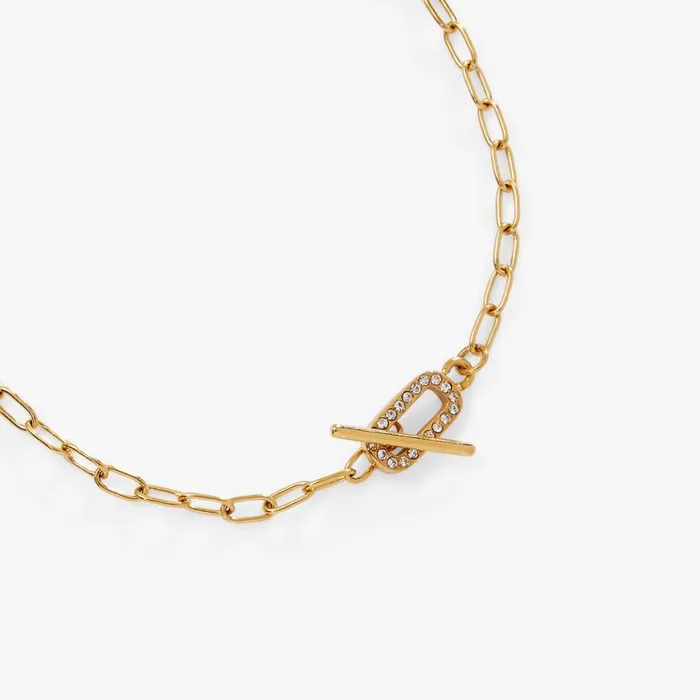 Crystal Pave Toggle Necklace Stainless Steel Silver Women Alex And Ani Necklaces Crystal Pave Toggle Necklace Stainless Steel Silver Women Alex And Ani Necklaces