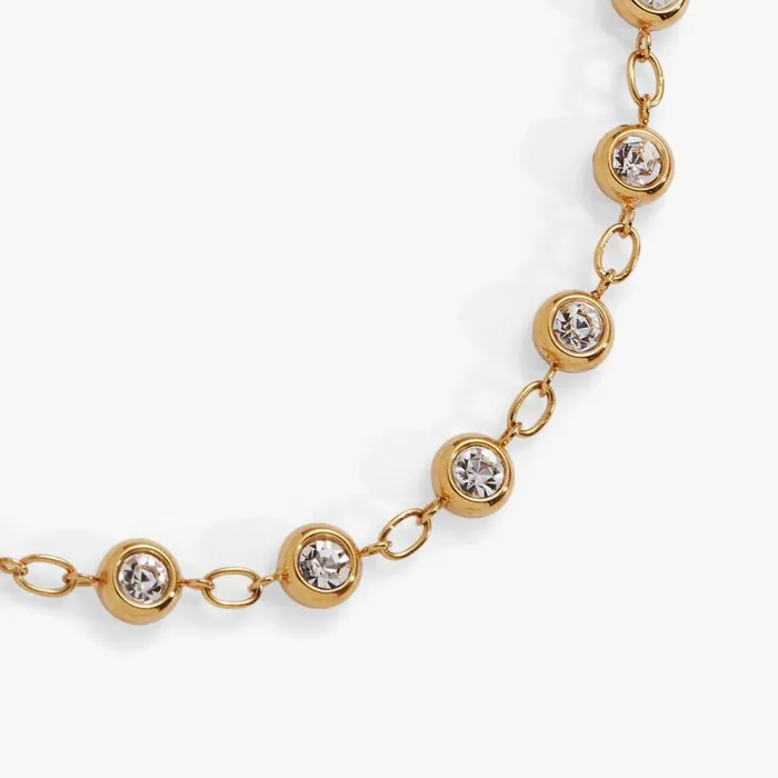 Crystal Pebble Chain Bracelet Stainless Steel Gold Women Alex And Ani Bracelets Crystal Pebble Chain Bracelet Stainless Steel Gold Women Alex And Ani Bracelets