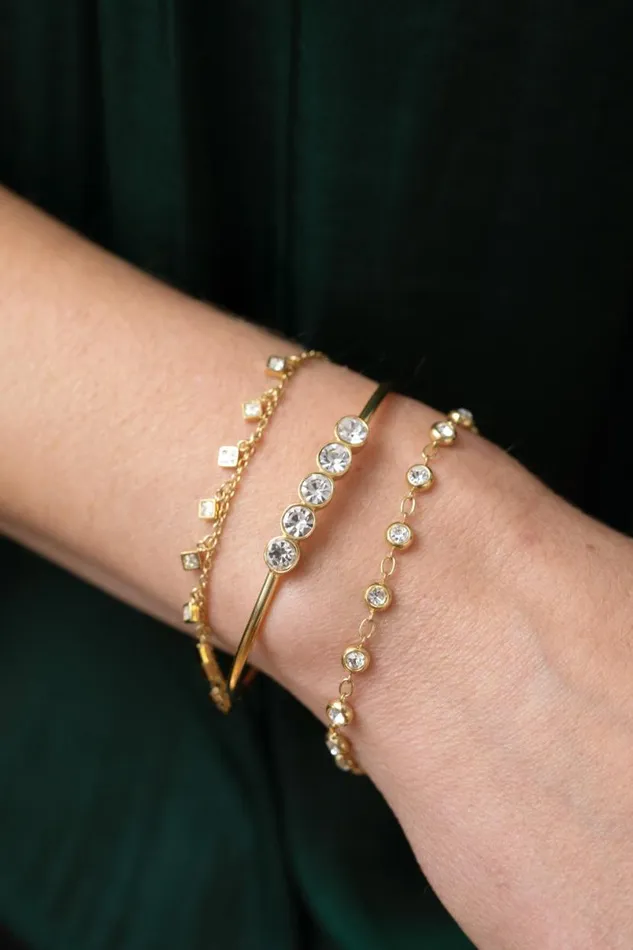 Crystal Pebble Chain Bracelet Stainless Steel Gold Women Alex And Ani Bracelets Crystal Pebble Chain Bracelet Stainless Steel Gold Women Alex And Ani Bracelets