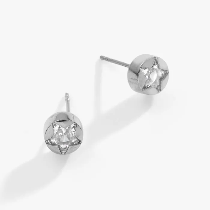 Crystal Star Mini Stud Earrings Stainless Steel Silver Women Alex And Ani Earrings Crystal Star Mini Stud Earrings Stainless Steel Silver Women Alex And Ani Earrings