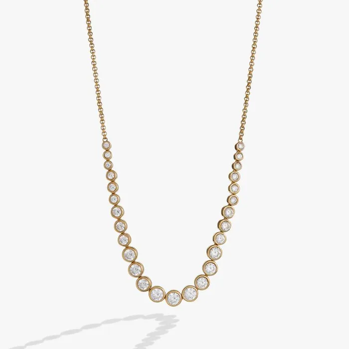 Crystal Tennis Necklace Stainless Steel Silver Women Alex And Ani Easter Crystal Tennis Necklace Stainless Steel Silver Women Alex And Ani Easter