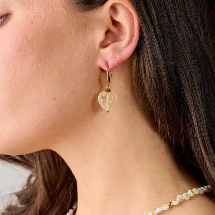 Daisy Heart Drop Earrings Rafaelian Gold Women Alex And Ani Earrings Daisy Heart Drop Earrings Rafaelian Gold Women Alex And Ani Earrings