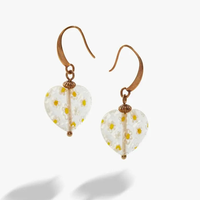 Daisy Heart Drop Earrings Rafaelian Gold Women Alex And Ani Earrings Daisy Heart Drop Earrings Rafaelian Gold Women Alex And Ani Earrings