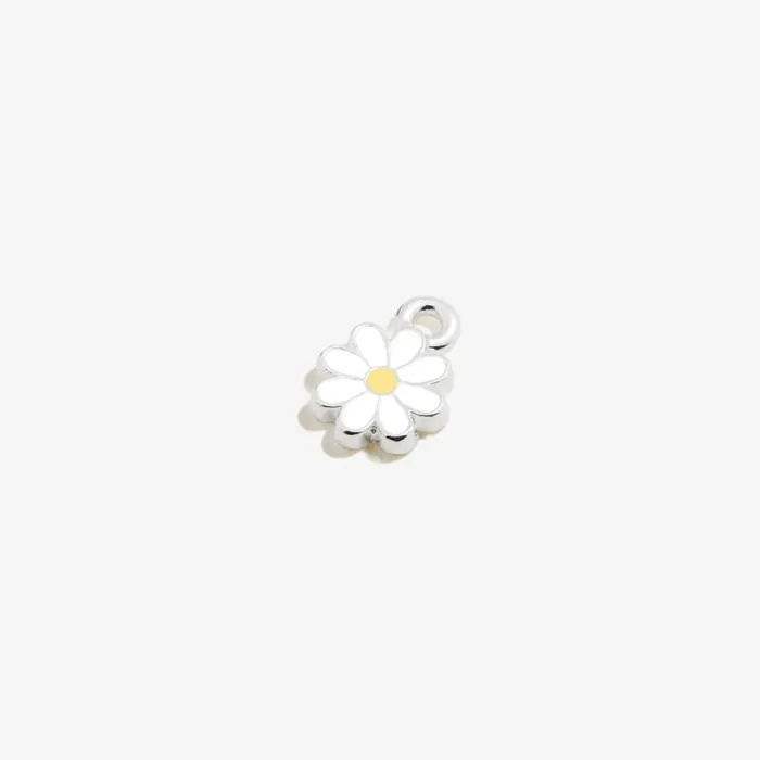 Daisy Hoop Earring Charm Shiny Silver Women Alex And Ani Charms For Earrings Daisy Hoop Earring Charm Shiny Silver Women Alex And Ani Charms For Earrings