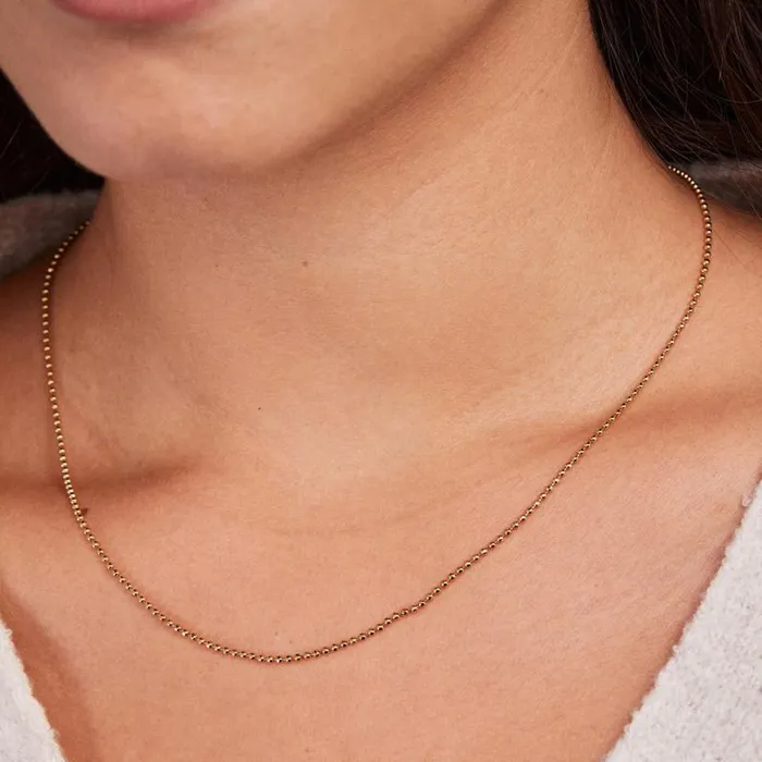 Delicate Ball Chain Necklace Rose Gold Women Alex And Ani Necklaces Delicate Ball Chain Necklace Rose Gold Women Alex And Ani Necklaces