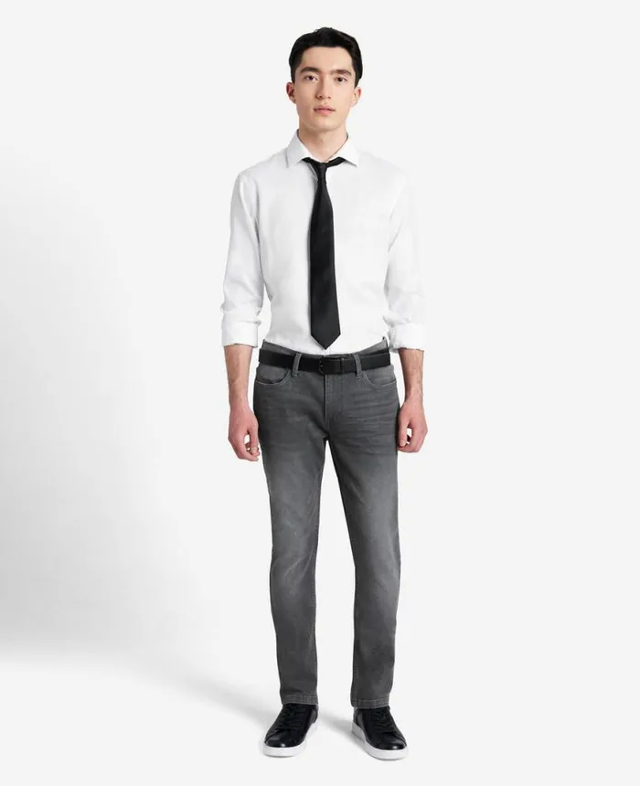 Denim Men Kenneth Cole SlimFit Recycled Stretch Denim Jeans Laight 8211 Grey