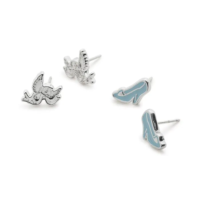 Disney Cinderella Earring Set Silver Women Alex And Ani Earrings
