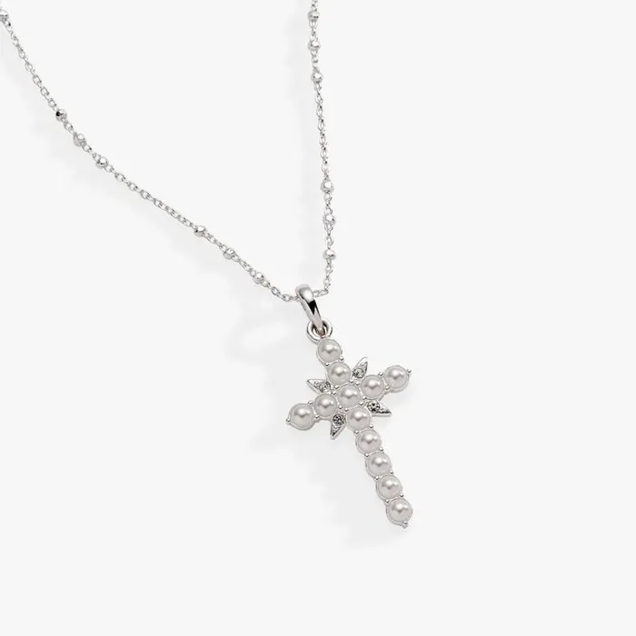 Divine Guides Cross Pendant Necklace Gold Women Alex And Ani Faith Hope