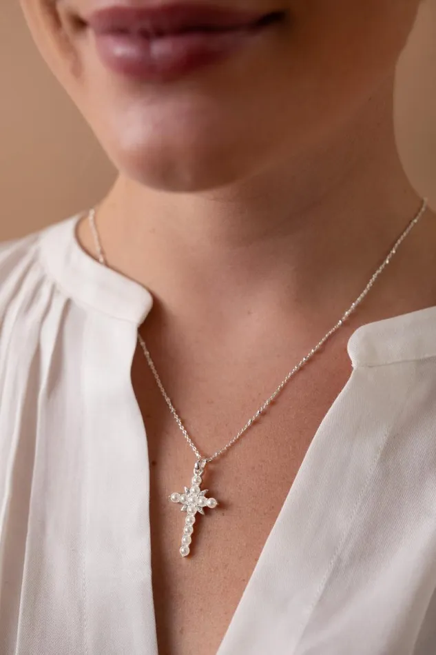 Divine Guides Cross Pendant Necklace Gold Women Alex And Ani Faith Hope