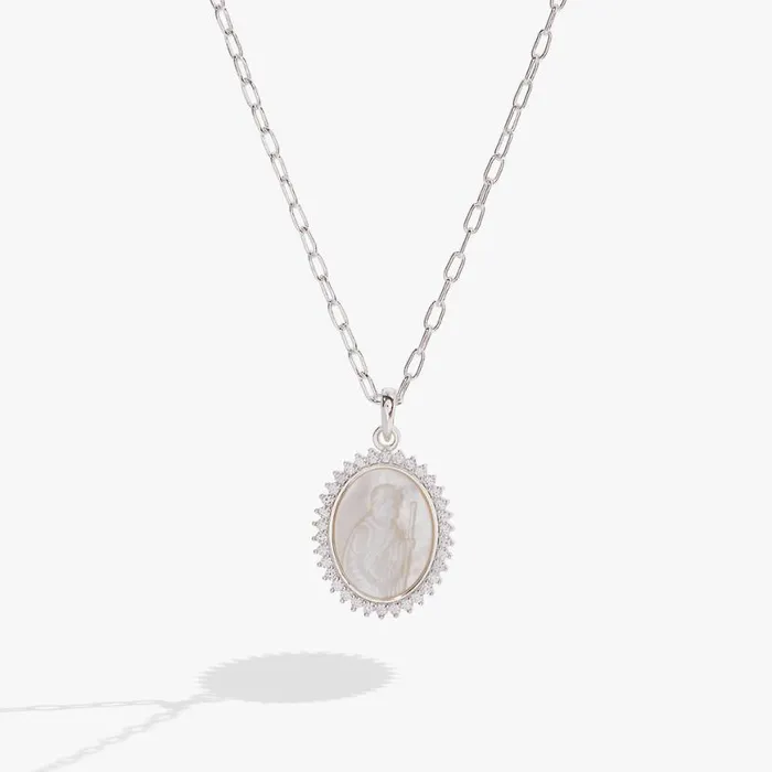 Divine Guides St Christopher Pendant Necklace Gold Women Alex And Ani Faith Hope