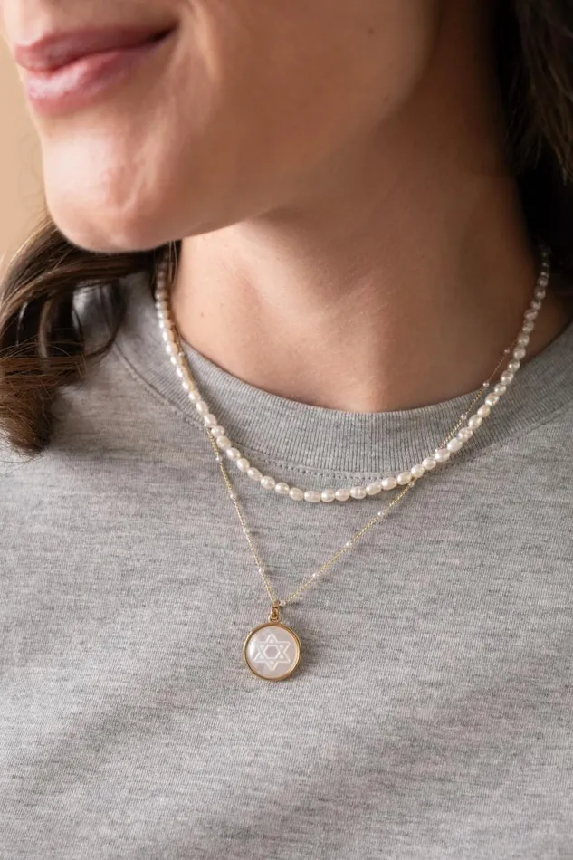 Divine Guides Star Of David Pendant Necklace Gold Women Alex And Ani Necklaces