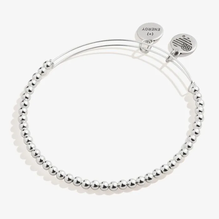 Dot Beaded Bracelet Silver Women Alex And Ani Iconic Alex And Ani