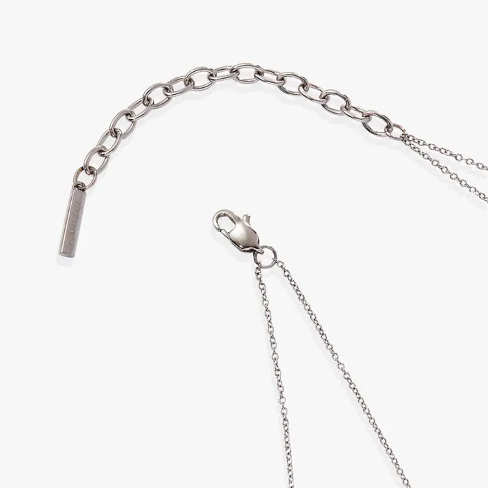 DoubleLayer Crystal Necklace Stainless Steel Gold Women Alex And Ani Necklaces DoubleLayer Crystal Necklace Stainless Steel Gold Women Alex And Ani Necklaces