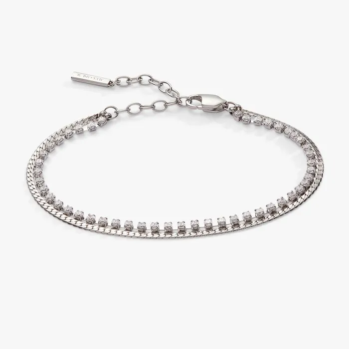 Double Strand Crystal Tennis Chain Bracelet Stainless Steel Gold Women Alex And Ani Bracelets Double Strand Crystal Tennis Chain Bracelet Stainless Steel Gold Women Alex And Ani Bracelets