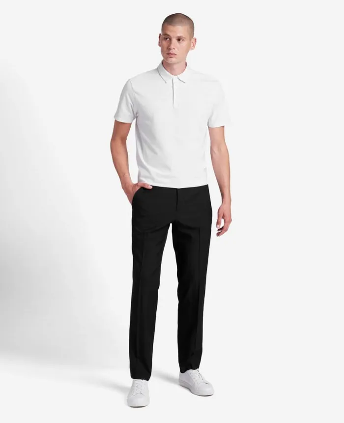 Dress Pants Men Kenneth Cole SlimFit Stretch Twill Dress Pant Black