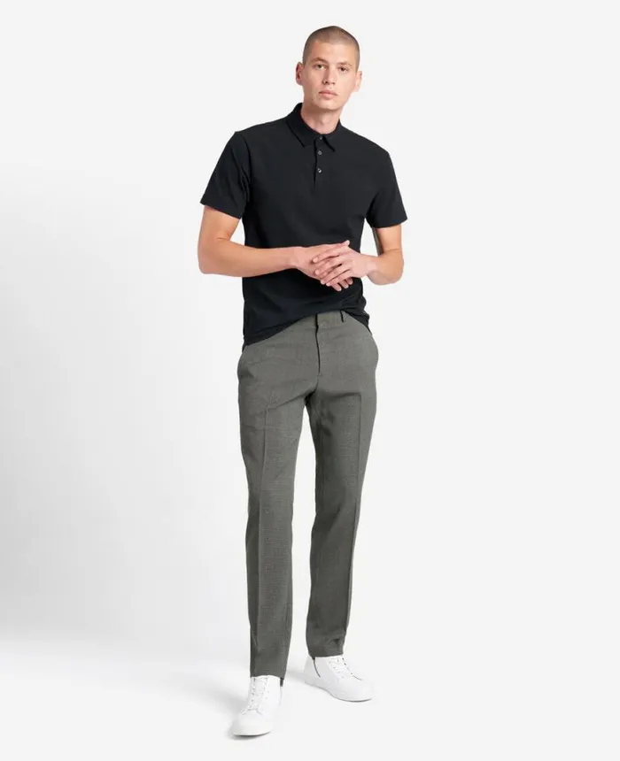 Dress Pants Men Kenneth Cole SlimFit Tic Weave Dress Pant Medium Grey