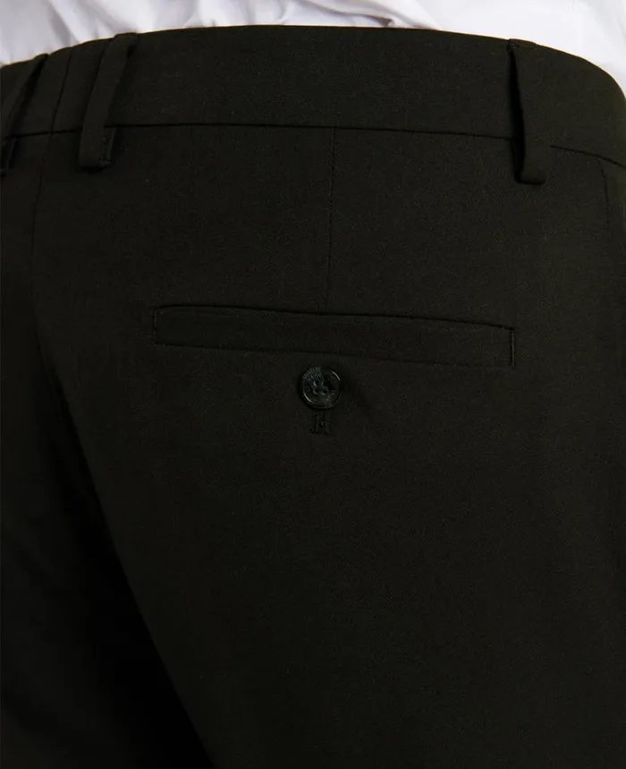 Dress Pants Men Kenneth Cole Stretch Micro Check ModernFit TECHNICOLE Dress Pant Black
