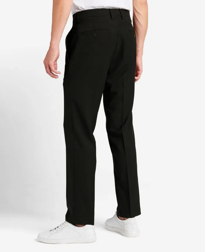 Dress Pants Men Kenneth Cole Stretch Micro Check ModernFit TECHNICOLE Dress Pant Black