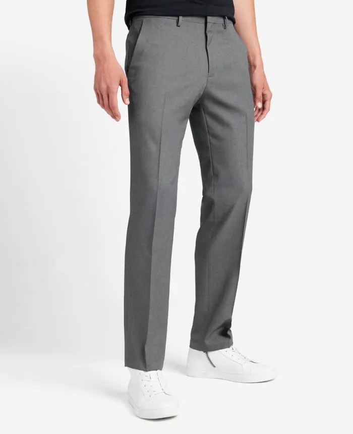 Dress Pants Men Kenneth Cole Stretch ModernFit Dress Pant Dark Grey