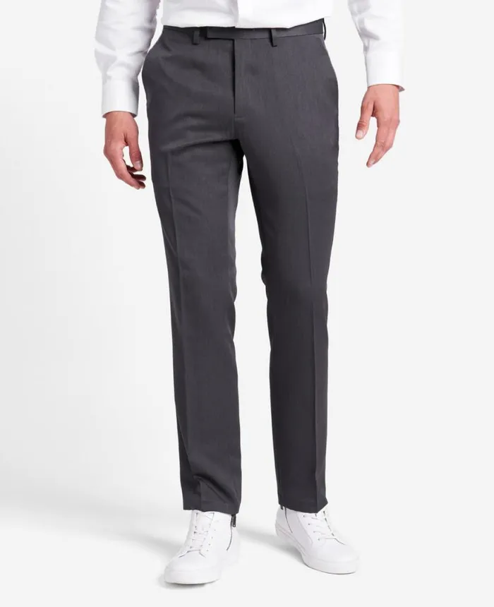 Dress Pants Men Kenneth Cole Urban Heather SlimFit Dress Pant Medium Grey Dress Pants Men Kenneth Cole Urban Heather SlimFit Dress Pant Medium Grey