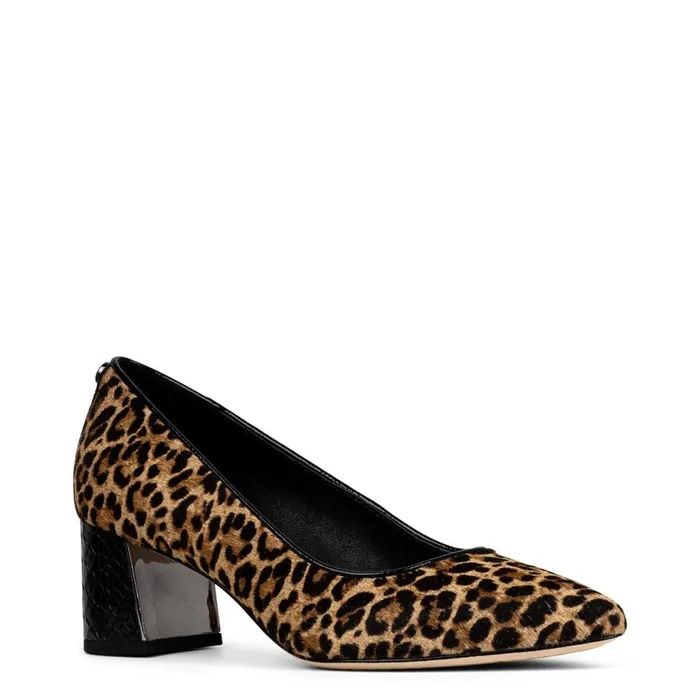 Dress Women Donald Pliner SUZETTE Black Natural Leopard Dress Women Donald Pliner SUZETTE Black Natural Leopard