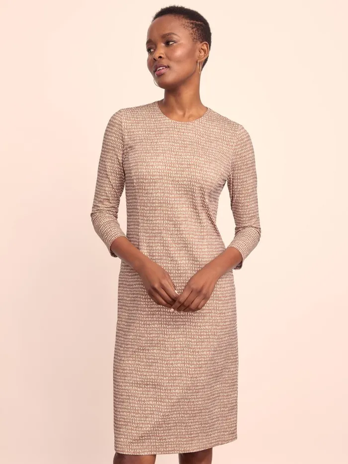 Dresses Women JMcLaughlin Catalyst Dress In Abstract Order Khakicream