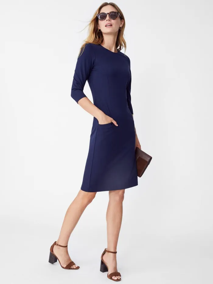Dresses Women JMcLaughlin Catalyst Dress Winter Navy