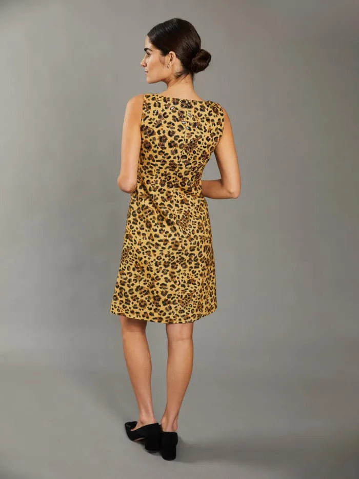 Dresses Women JMcLaughlin Lizzi Dress In Leopard RSVP X Steven Stolman Tanblack