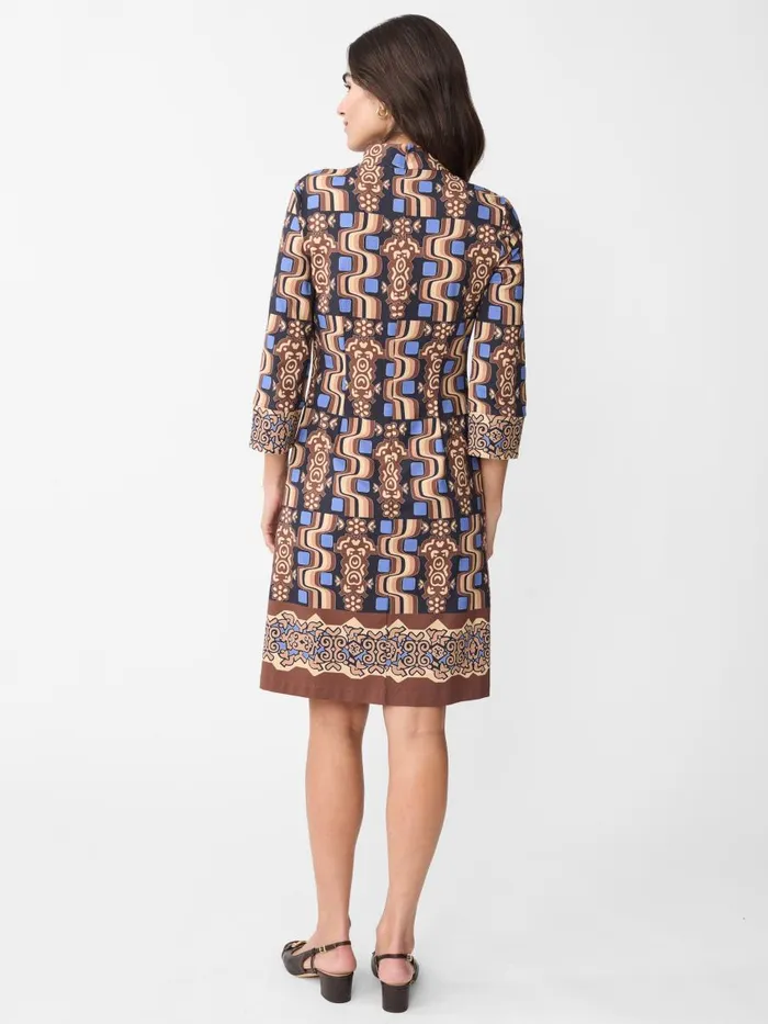 Dresses Women JMcLaughlin Zelda Dress In Neo Managua Brownblue Dresses Women JMcLaughlin Zelda Dress In Neo Managua Brownblue