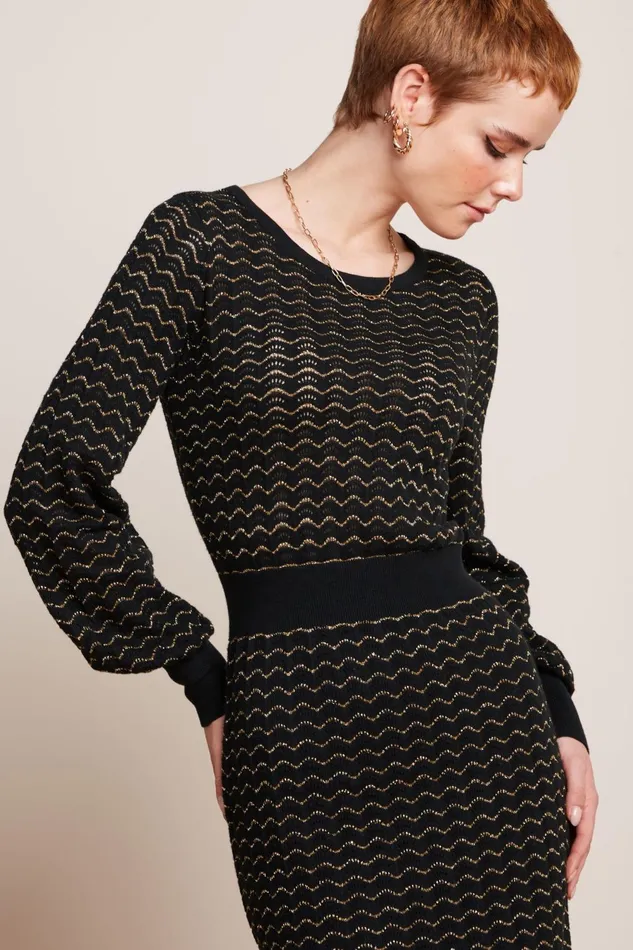 Dresses Women King Louie Bell Dress Pacific Black 8211 Pacific
