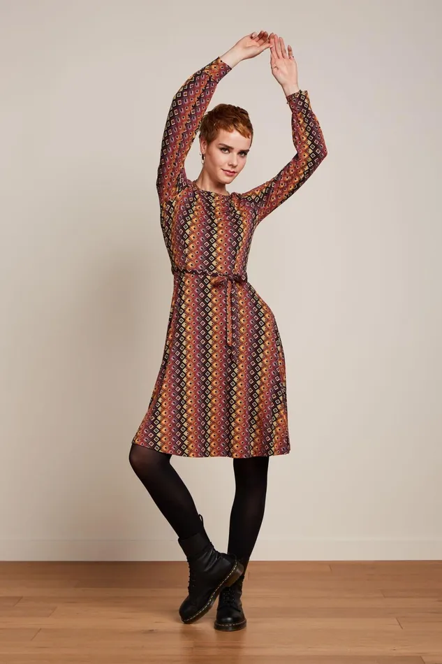 Dresses Women King Louie Betty Dress Connor Cabernet Red 8211 Connor