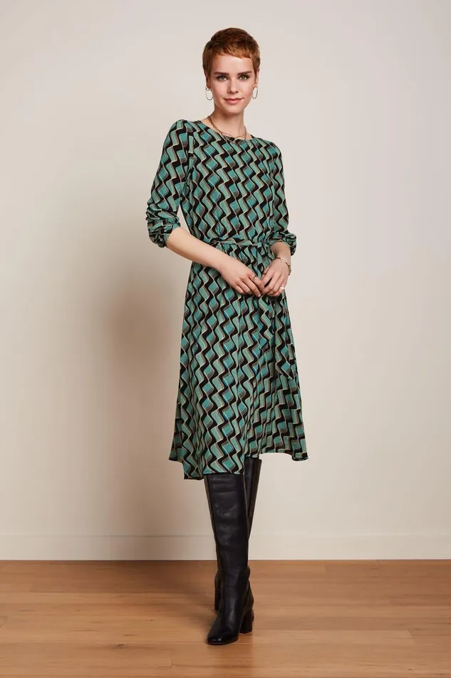 Dresses Women King Louie Betty Loose Fit Dress Jazz Black 8211 Jazz