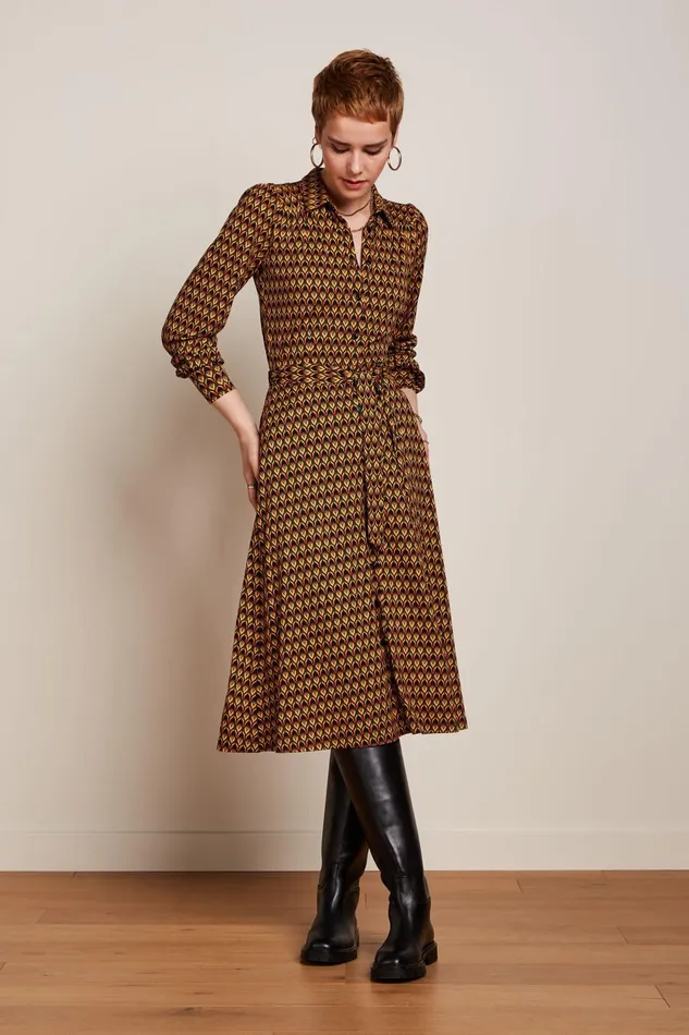 Dresses Women King Louie Carina Dress Dandy Black 8211 Dandy