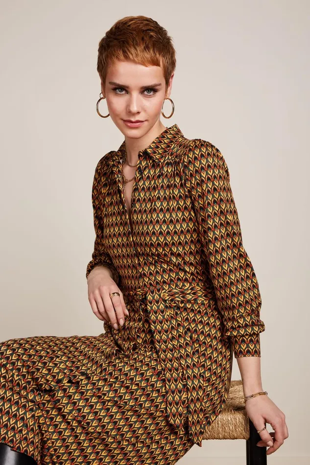 Dresses Women King Louie Carina Dress Dandy Black 8211 Dandy