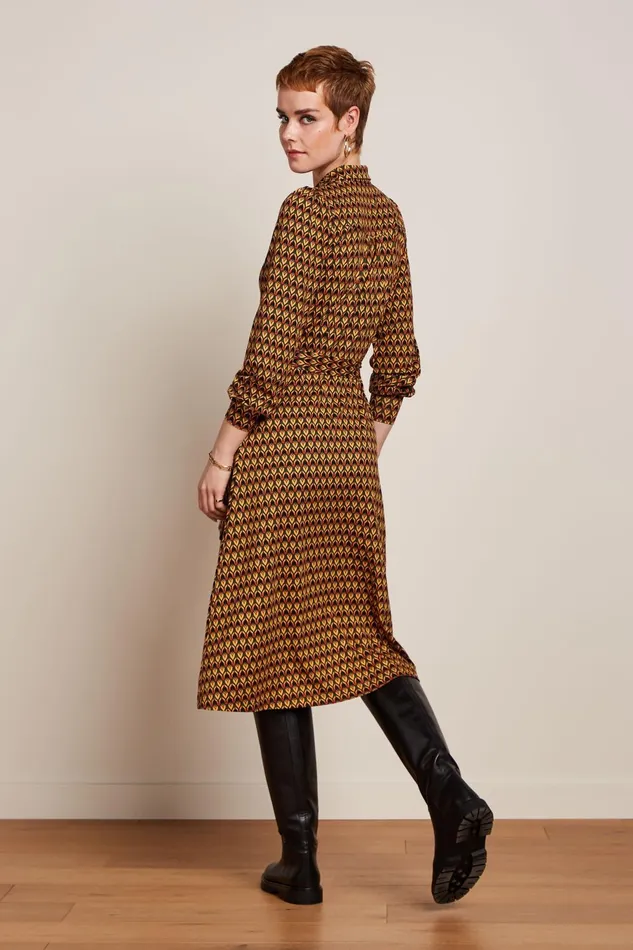 Dresses Women King Louie Carina Dress Dandy Black 8211 Dandy